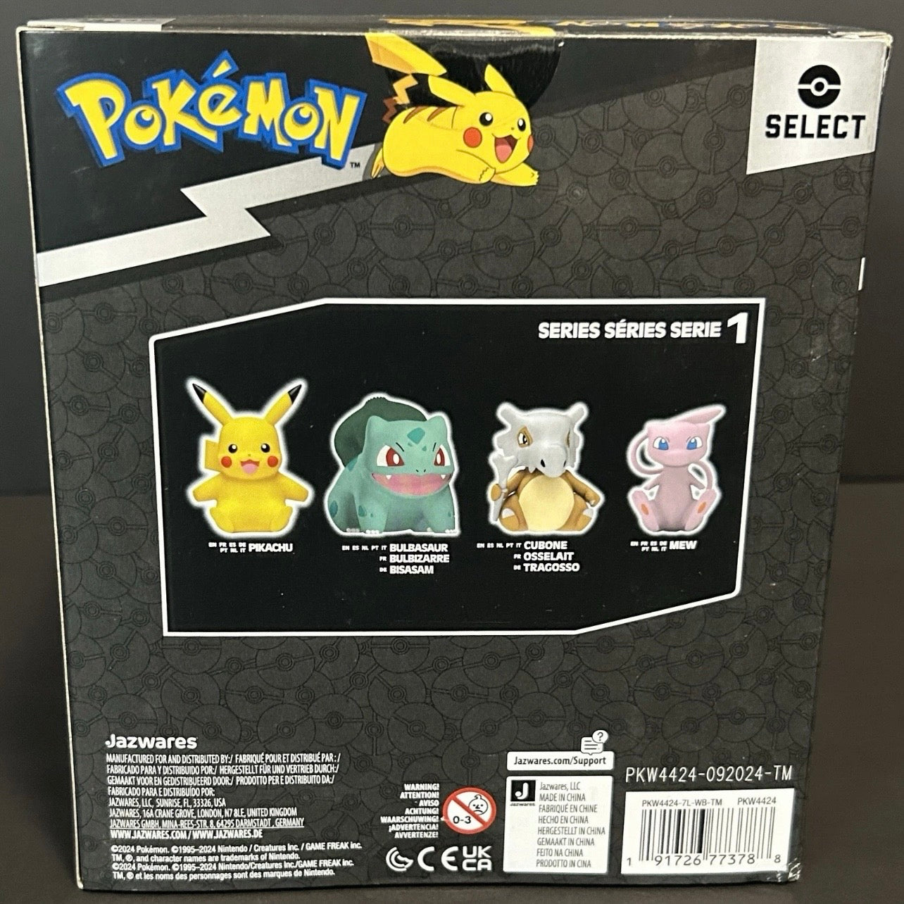 Pokémon Select Series 1 - Pikachu - Vinyl Figure - Jazwares