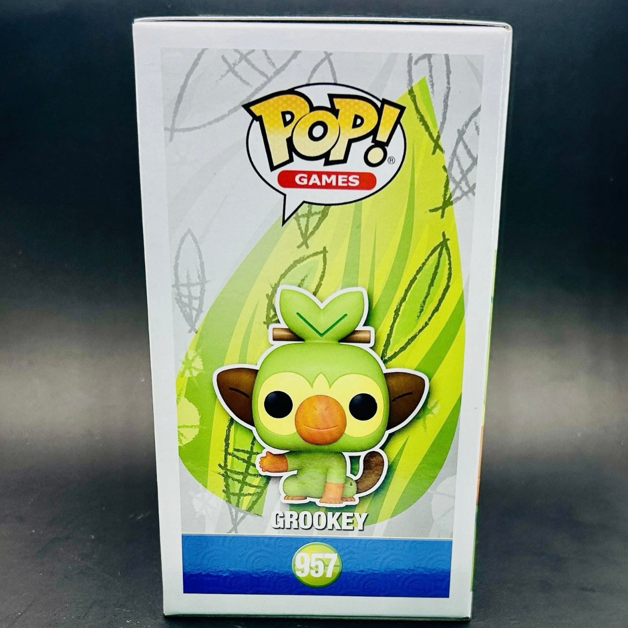Funko Pop! Games: Pokémon - Grookey #957 Flocked - Amazon Exclusive