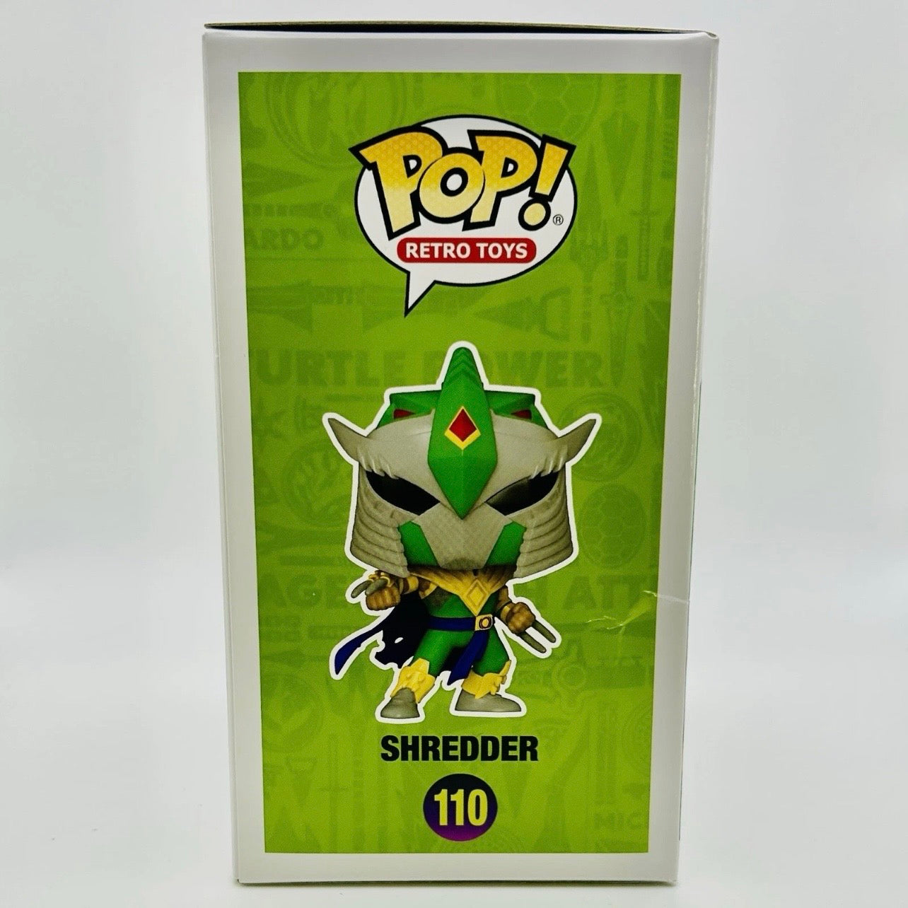 Funko Pop! Retro Toys: Teenage Mutant Ninja Turtles / Power Rangers: Shredder #110 - 2022 Funkon Limited Edition (Slight Box Damage)