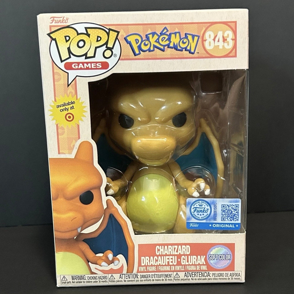 Funko Pop! Games: Pokémon - Charizard #843 Soft Colour - Target Exclusive