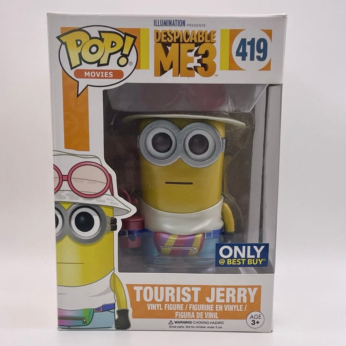 Funko Pop! Movies: Despicable Me 3 - Tourist Jerry #419 - Best Buy Exclusive