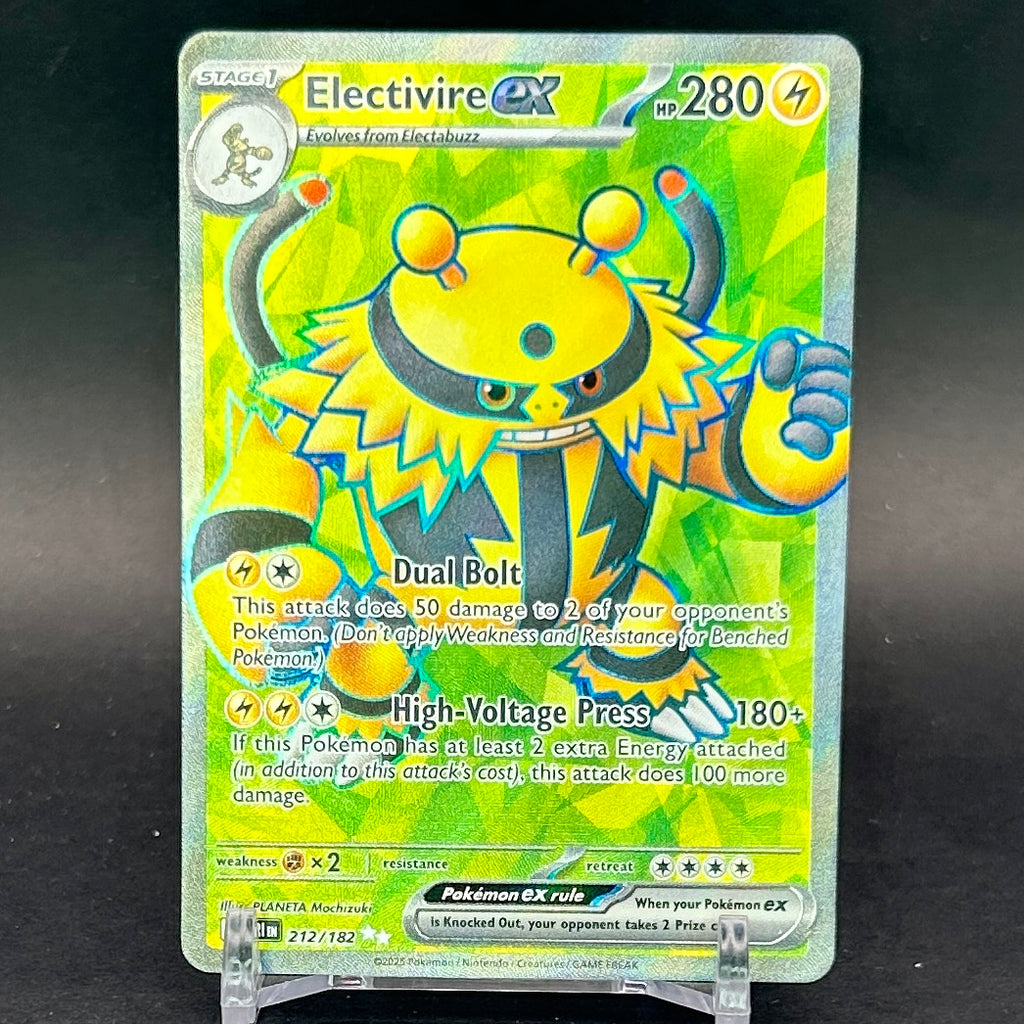 NM - Pokémon TCG - Electivire EX 212/182 - Full Art Ultra Rare - Destined Rivals