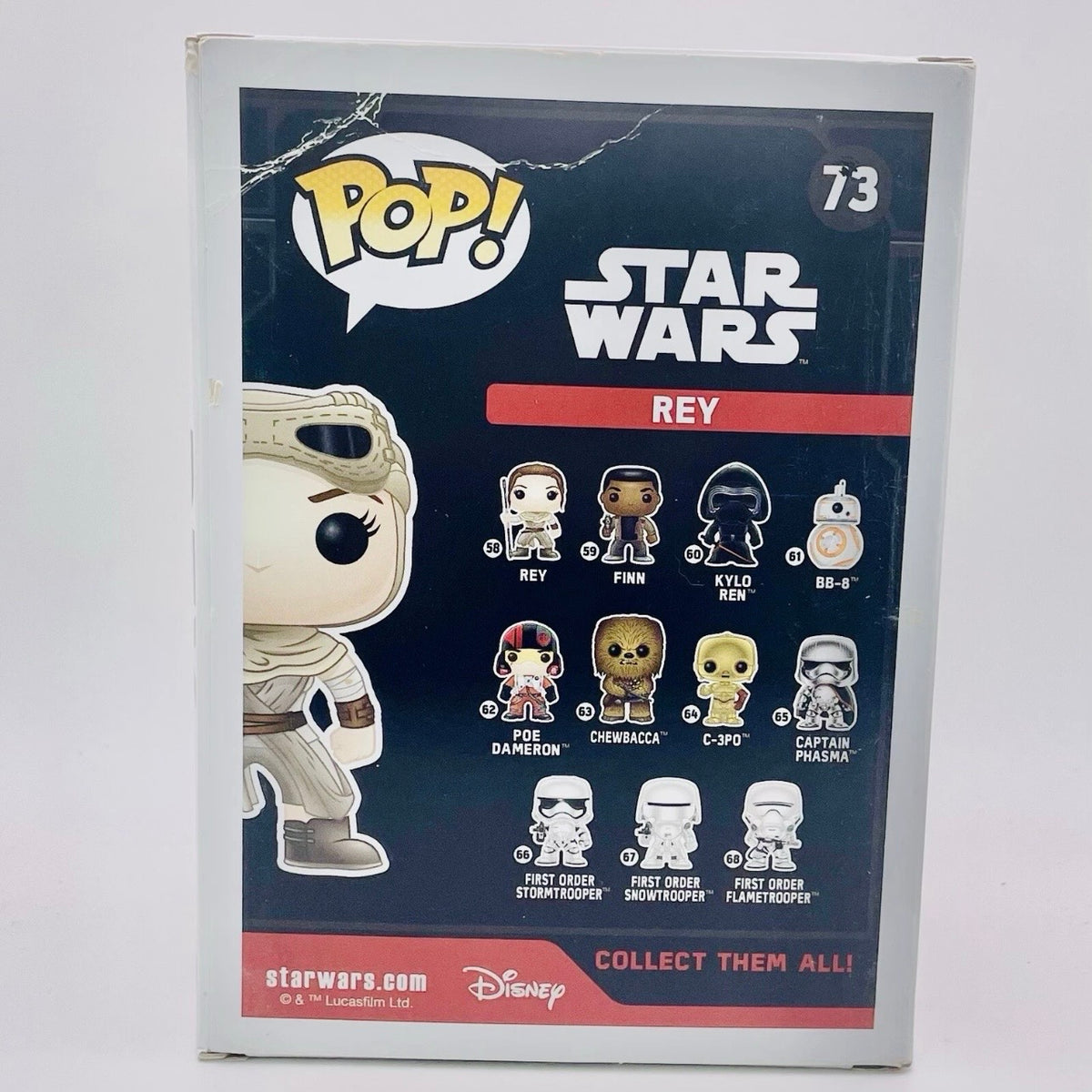 Funko Pop! Star Wars: Rey #73 (Force Awakens) Underground Toys Exclusive (Box Damage)