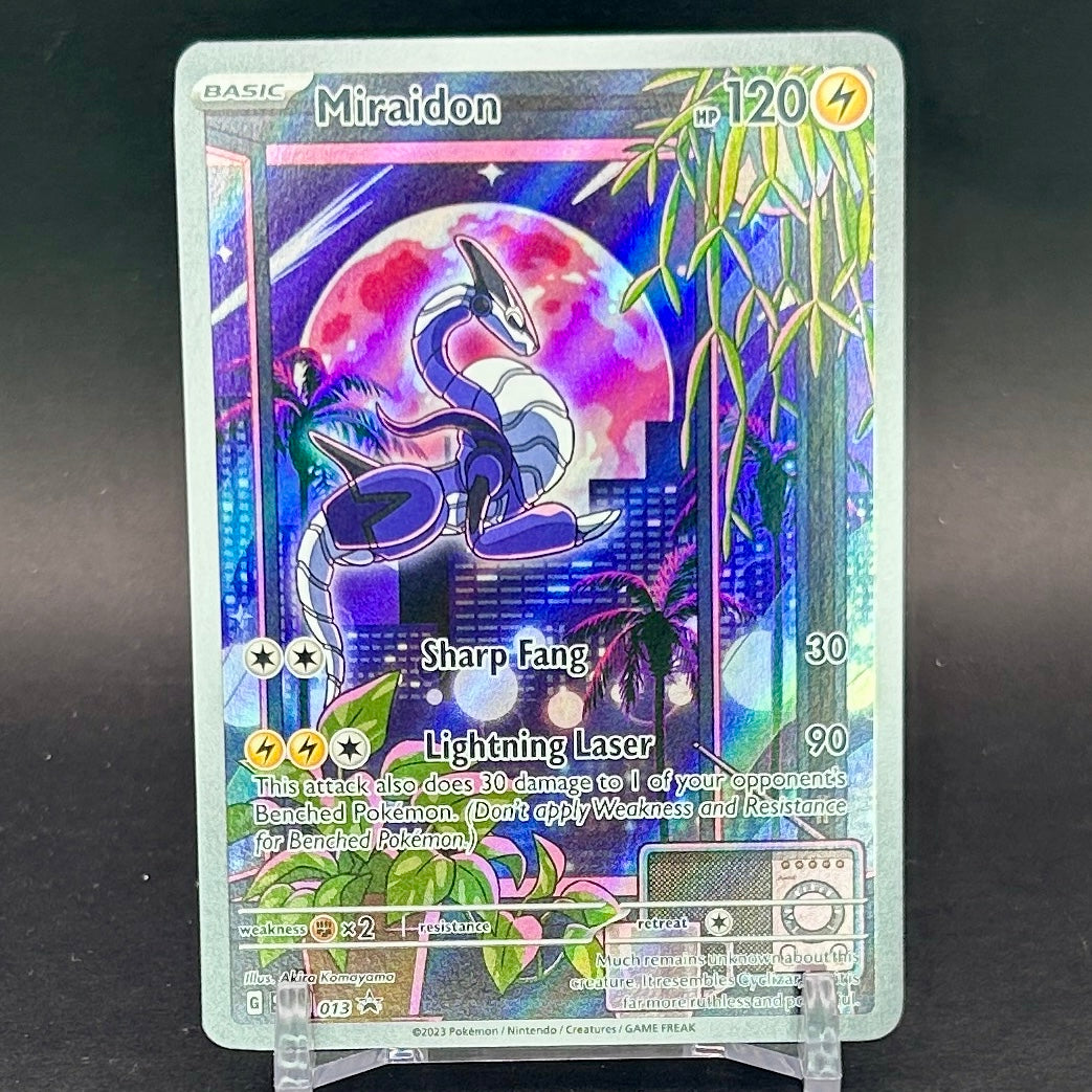 NM - Pokémon TCG - Miraidon #013 - Full Art - Black Star Promo - Scarlet & Violet