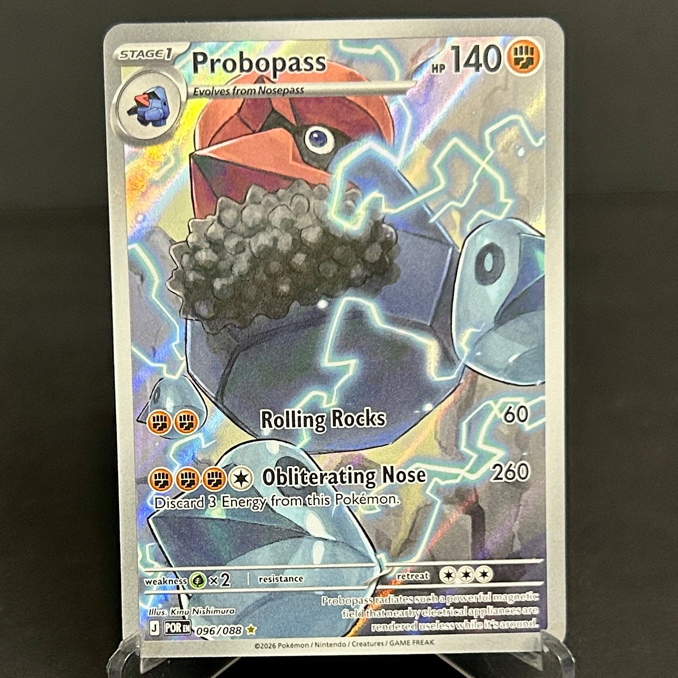 NM - Pokémon TCG - Probopass 096/088 Illustration Rare - Perfect Order
