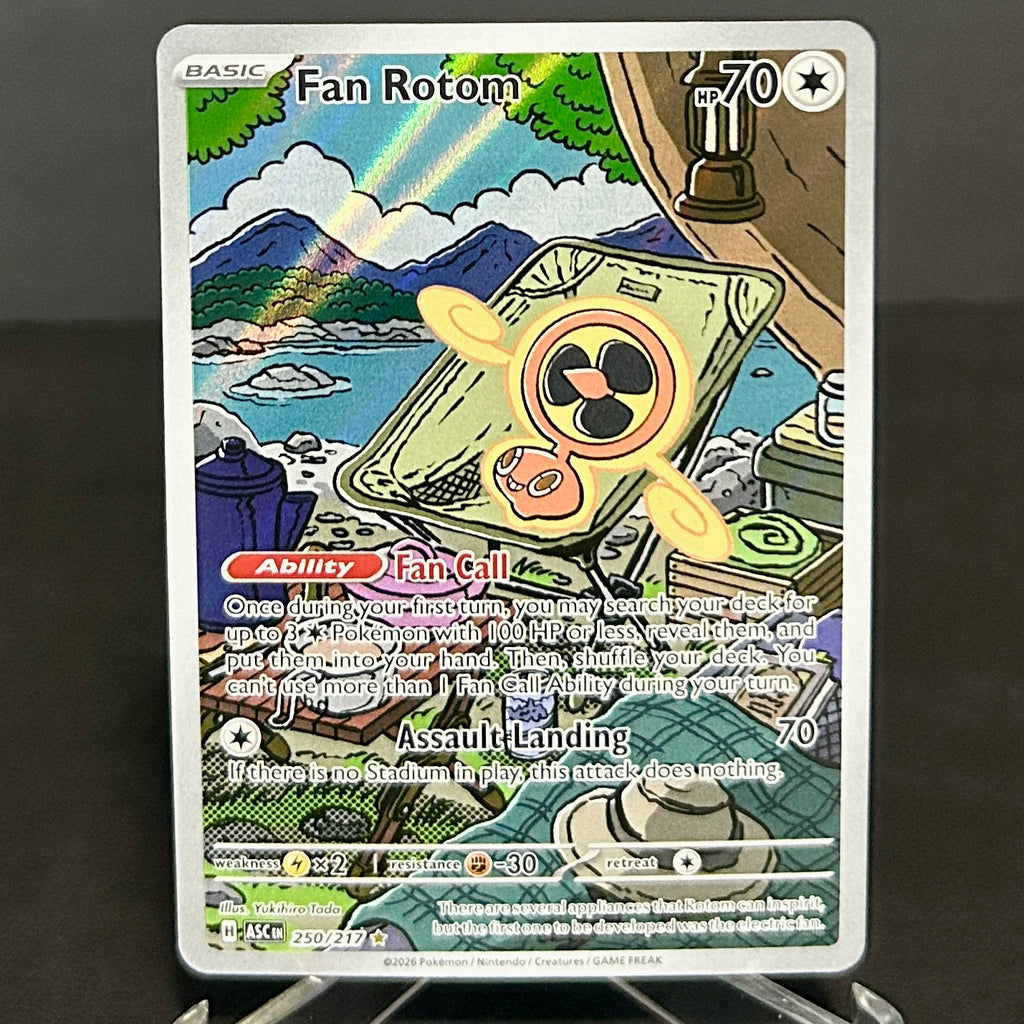 NM - Pokémon TCG - Fan Rotom 250/217 Illustration Rare - Ascended Heroes