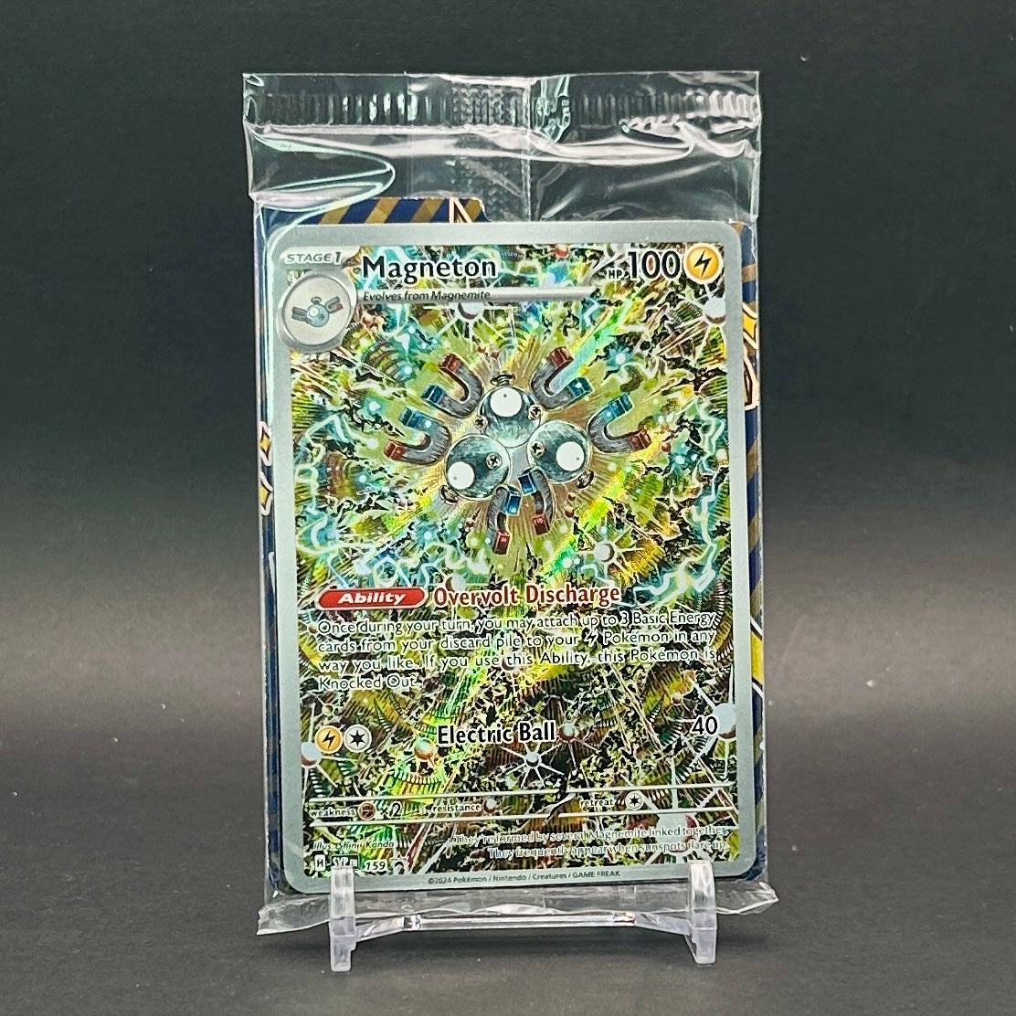 Sealed - Pokémon TCG - Magneton #159 Black Star Promo - Surging Sparks