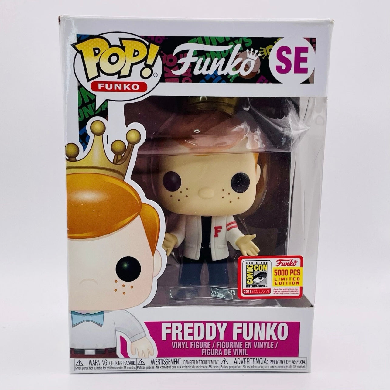 Funko Pop! Freddy Funko as Danny Zuko SE - Grease - 2018 Funko Fundays SDCC Exclusive (Box Top Creased) LE 5000pcs