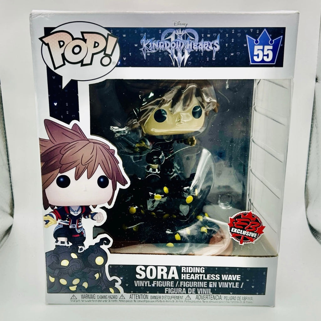 Funko Pop! 6” Kingdom Hearts - Sora Riding Heartless Wave #55 (EB Games Exclusive)