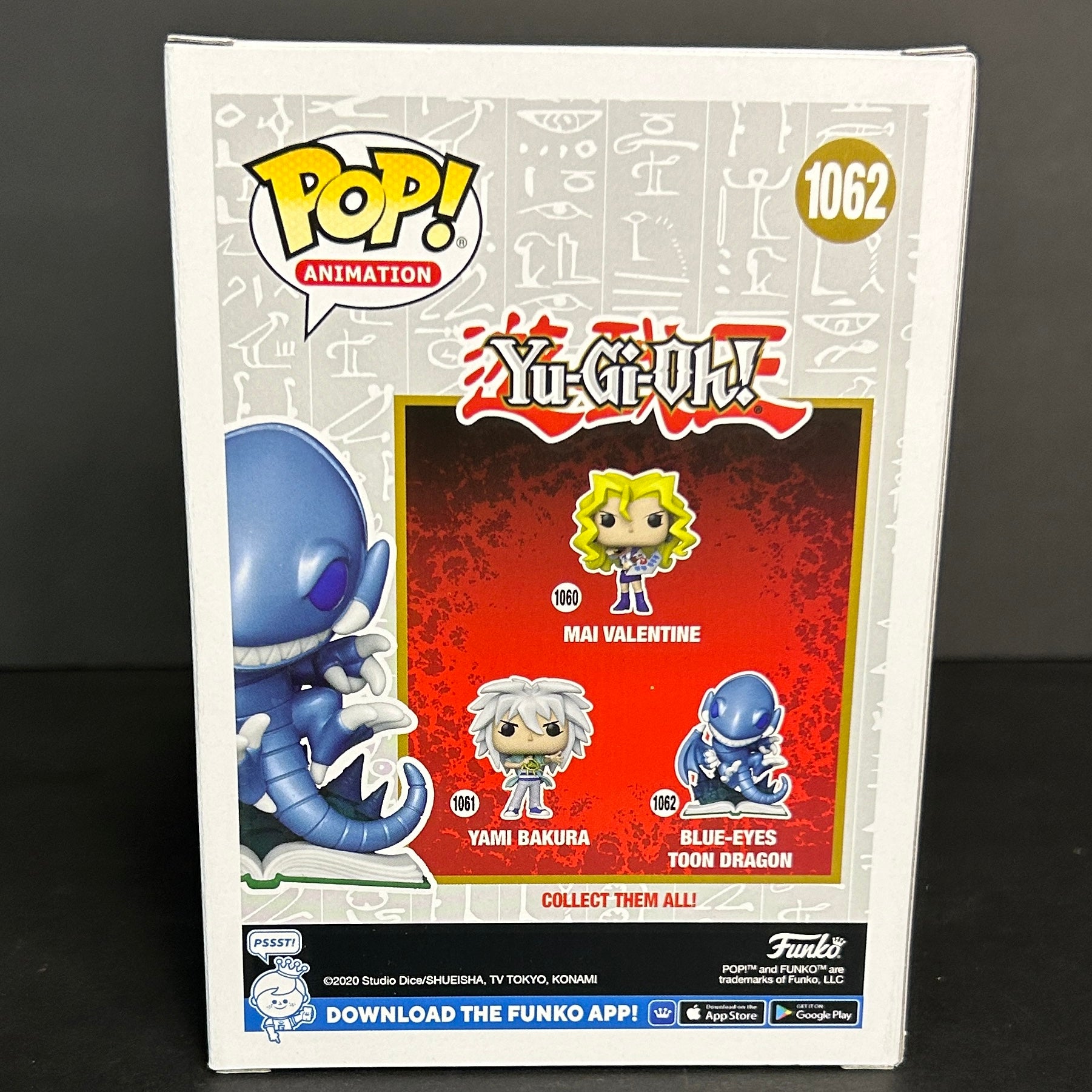 Funko Pop! Animation: Yu-Gi-Oh! Blue-Eyes Toon Dragon #1062 - 25th Anniversary
