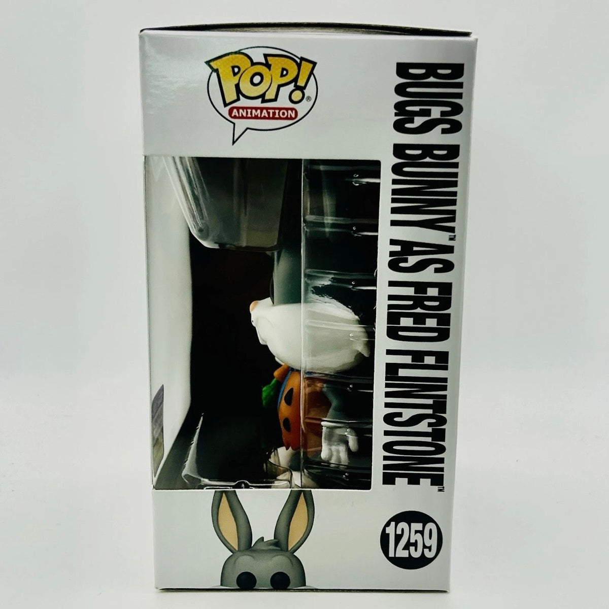 Funko Pop! Animation: Warner Brothers 100th Anniversary - Bugs Bunny as Fred Flintstone #1259 - 2023 SDCC Summer Convention Exclusive