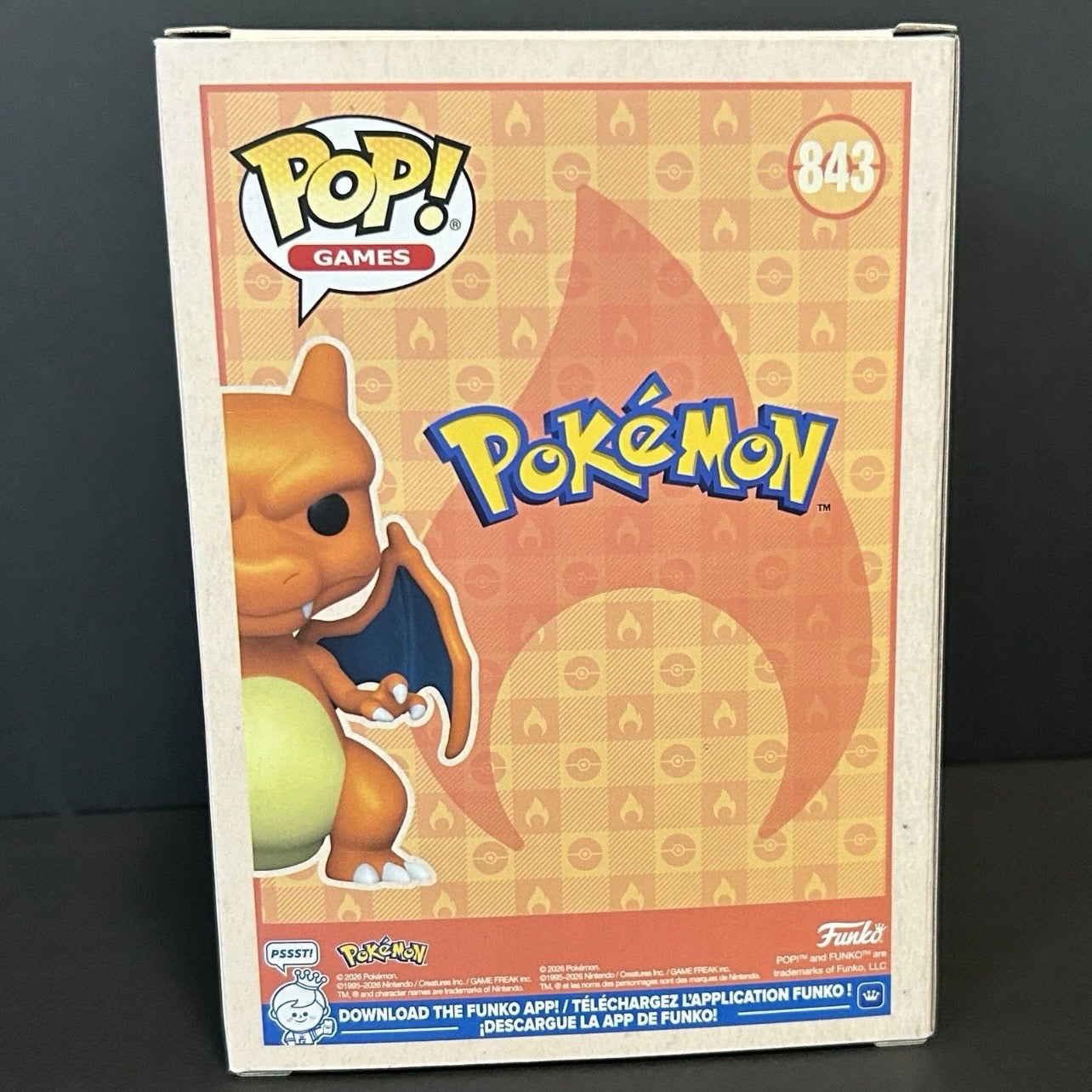 Funko Pop! Games: Pokémon - Charizard #843 Soft Colour - Target Exclusive