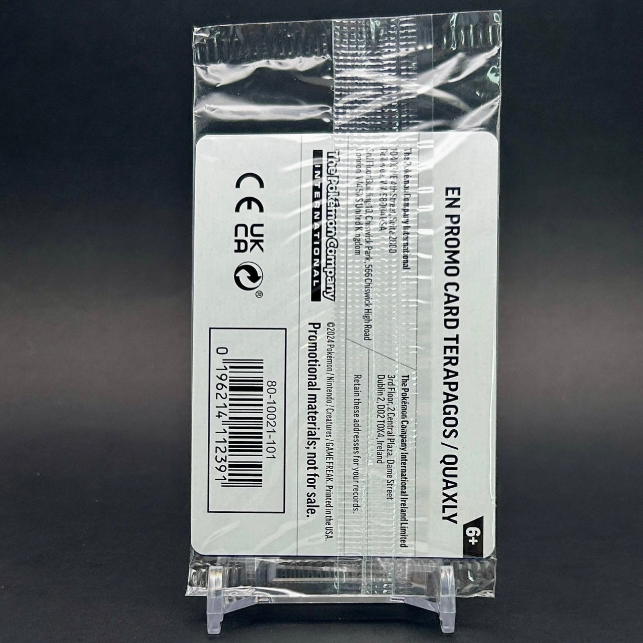 NEW/SEALED Pokémon TCG - GameStop Promos - Terapagos 161 + Quaxly 050 - Horizons Stamped