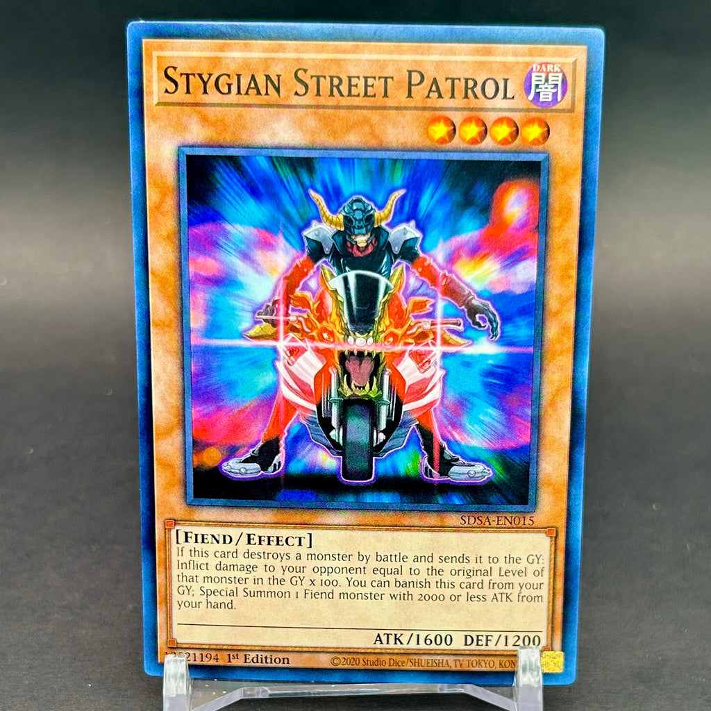 NM - Yu-Gi-Oh! - Stygian Street Patrol 1st Edition SDSA-EN015 - Structure Deck: Sacred Beasts