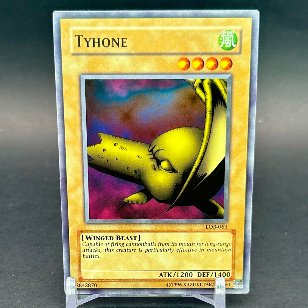 NM - Yu-Gi-Oh! - Tyhone LOB-063 - Legend of Blue Eyes White Dragon Unlimited