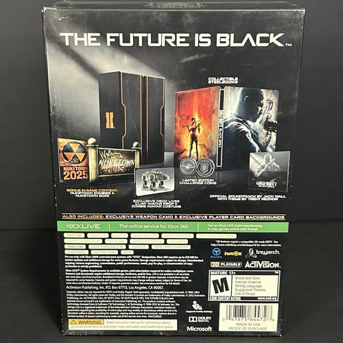 CIB - Tested - XBOX 360 - Call of Duty: Black Ops 2 Hardened Edition - Complete in Box