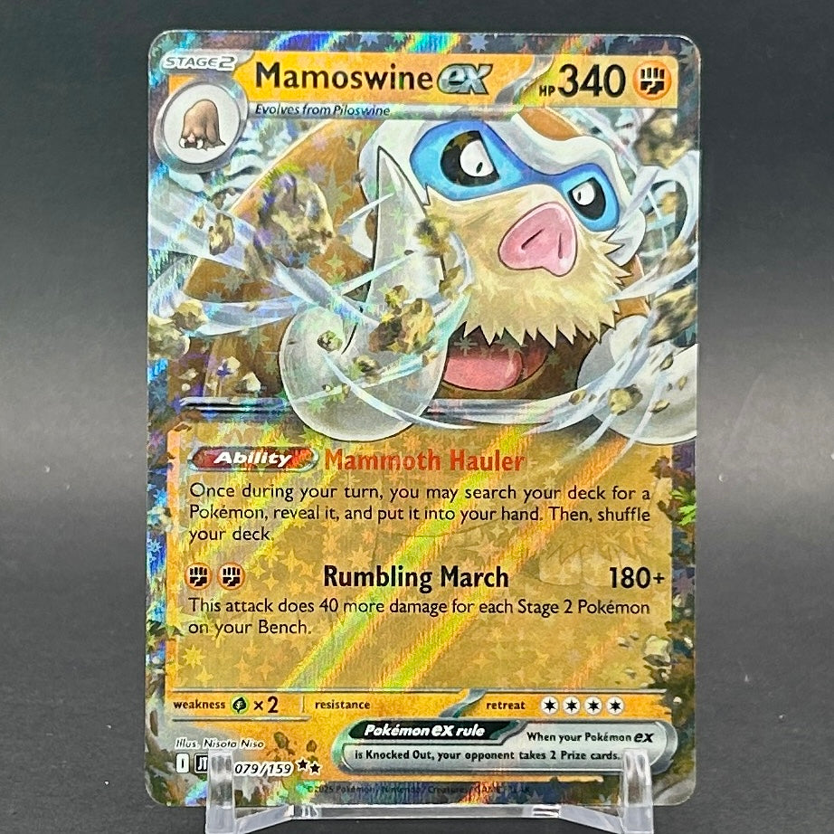 NM - Pokémon TCG - Mamoswine EX 079/159 Double Rare Holo - Journey Together