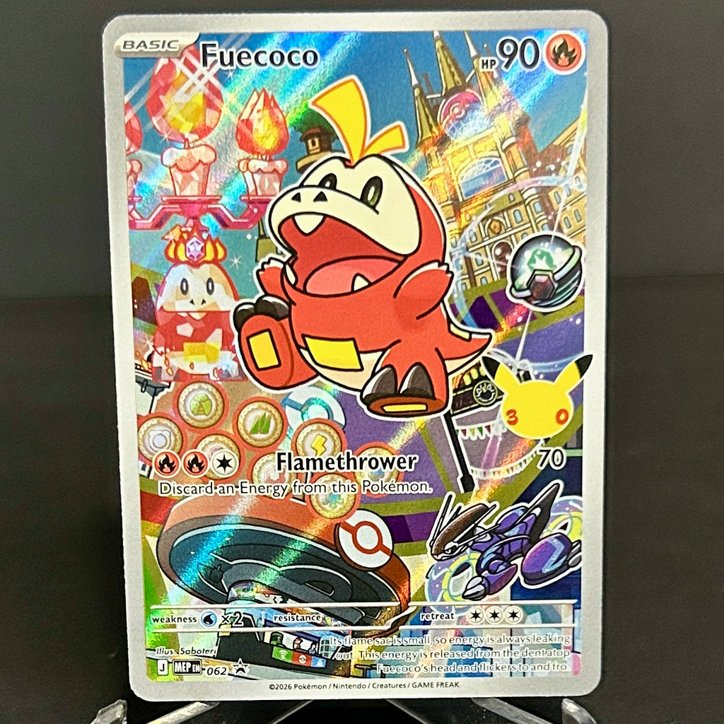 NM - Pokémon TCG - First Partners Set - Sprigatito 061, Fuecoco 062, Quaxly 063 - Mega Evolutions Promos - 30th Anniversary
