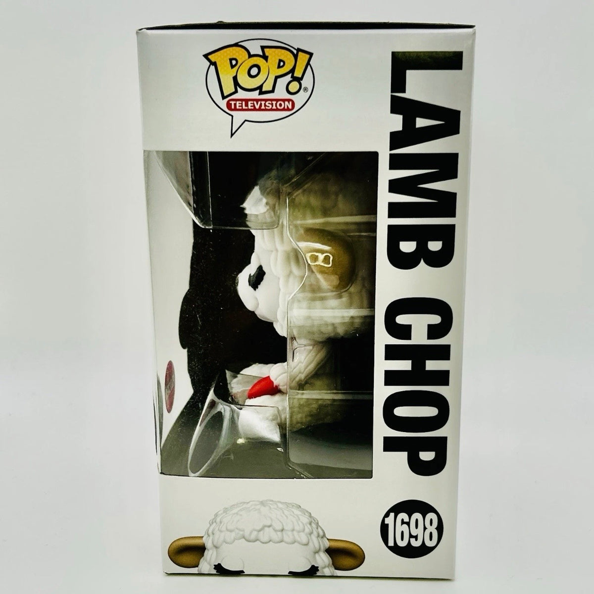 Funko Pop! Television: Lamb Chop Flocked #1698 Funko Shop Exclusive