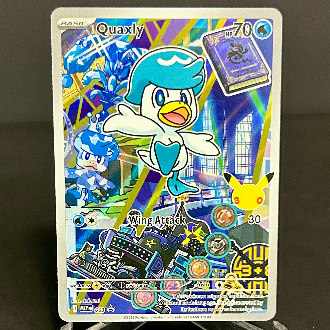 NM - Pokémon TCG - First Partners Set - Sprigatito 061, Fuecoco 062, Quaxly 063 - Mega Evolutions Promos - 30th Anniversary