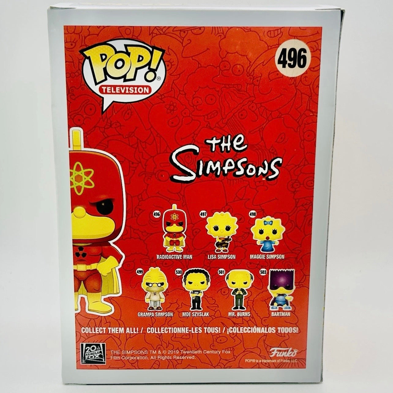 Funko Pop! Television: The Simpsons - Radioactive Man #496