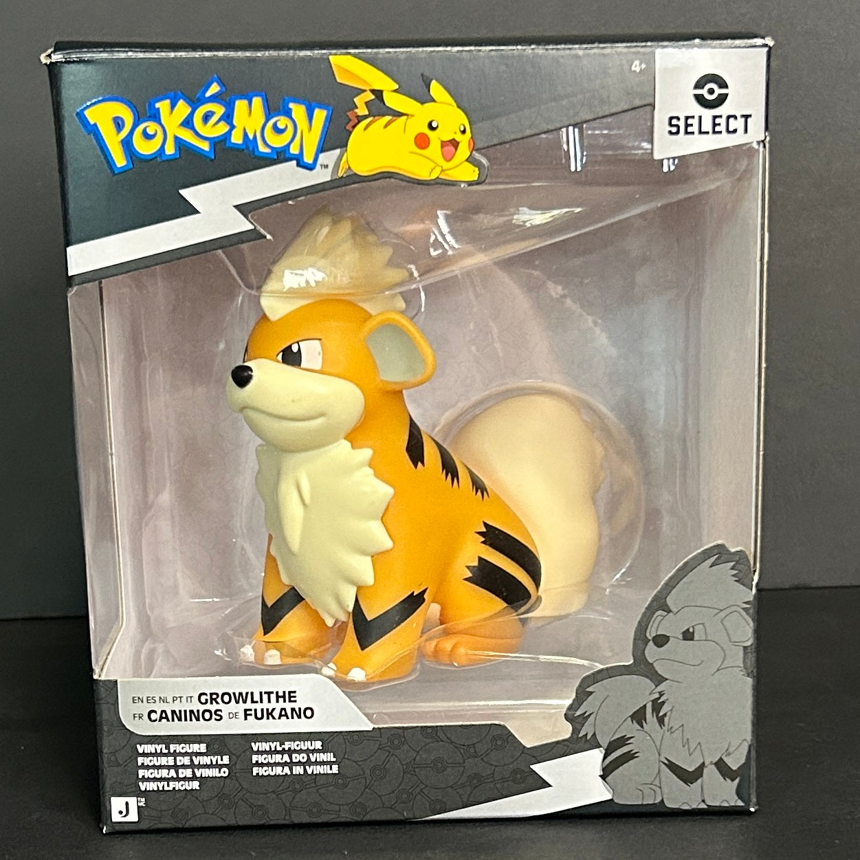 Pokémon Select Series 6 - Growlithe - Vinyl Figure - Jazwares
