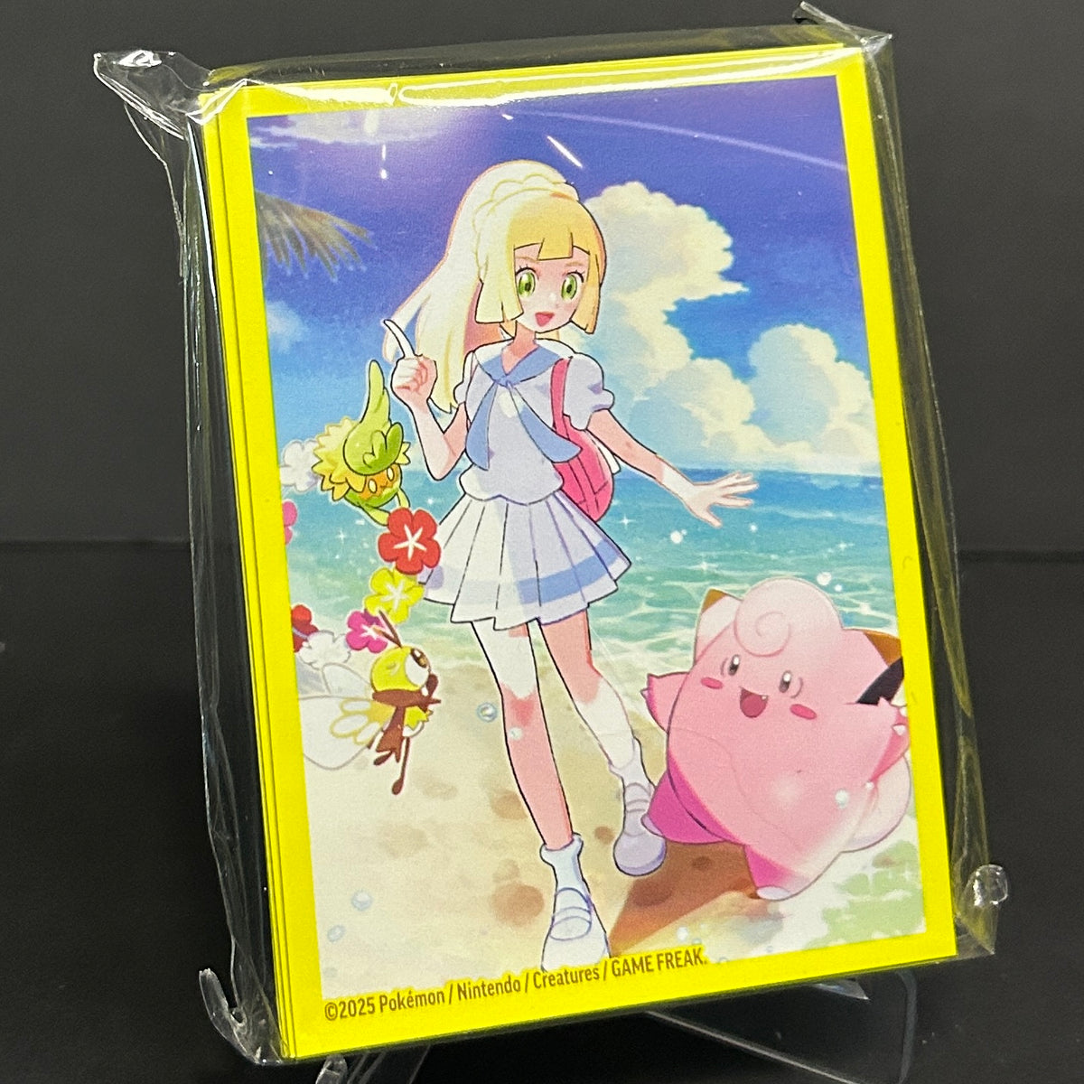 Pokémon TCG Lillie Premium Tournament Collection - Lillie & Clefairy Card Sleeves (65 Sleeve Pack)