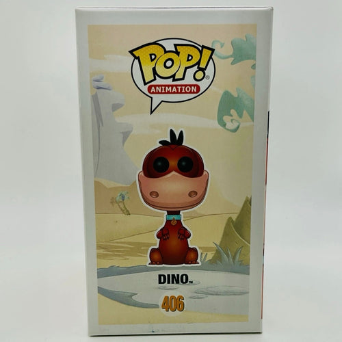 Funko Pop! Animation: The Flintstones - Dino #406 (Red Variant) Hanna Barbera LE 2500pcs Funko Shop Exclusive