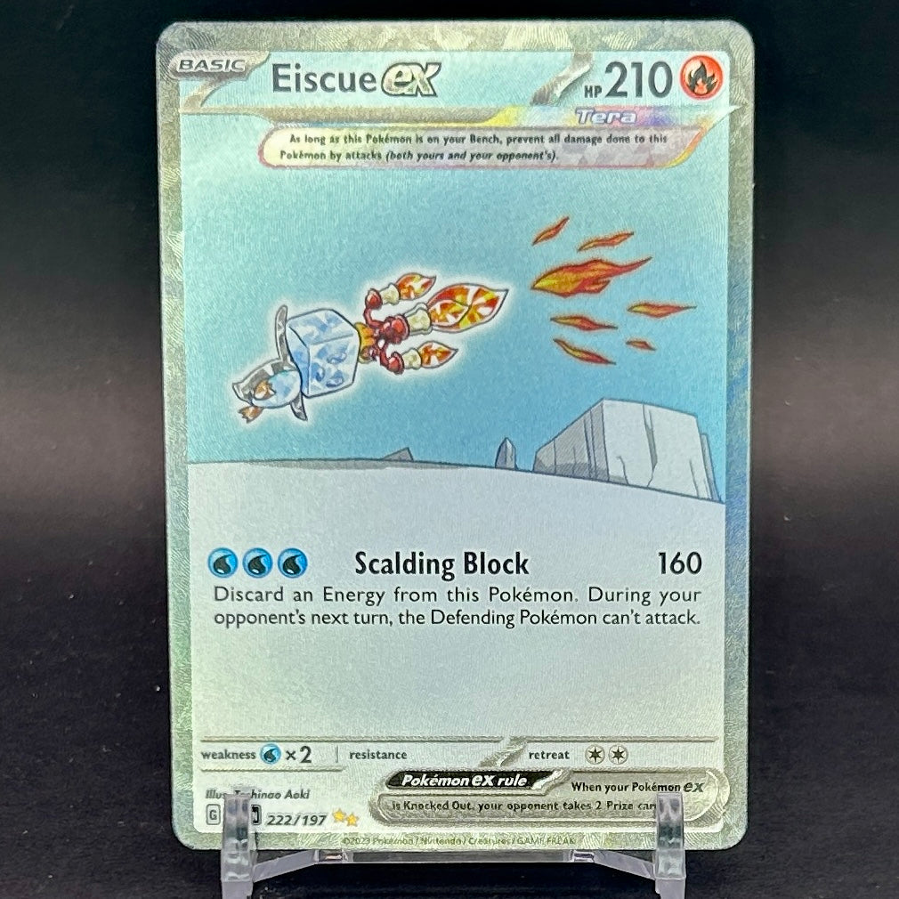 NM - Pokémon TCG - Eiscue EX 222/197 Special Illustration Rare - Obsidian Flames
