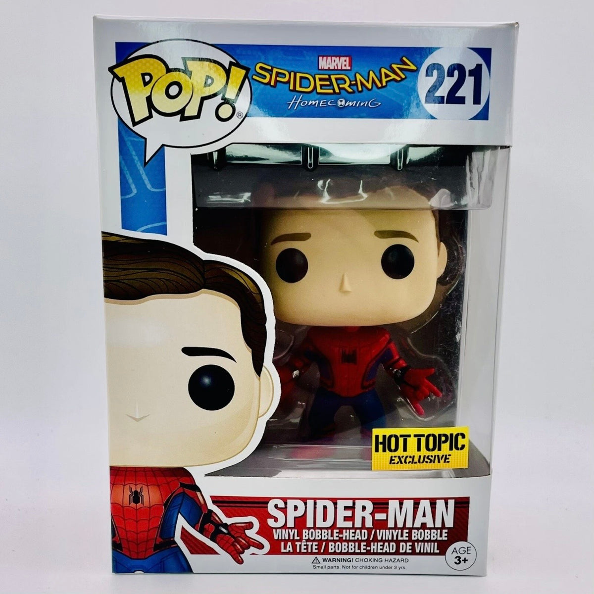 Funko Pop! Marvel: Spider-Man Homecoming - Spider-Man #221 - Hot Topic Exclusive