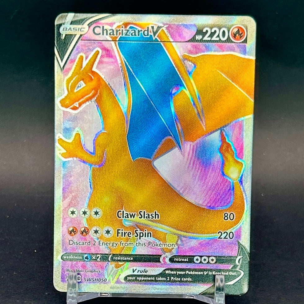 NM - Pokémon TCG - Charizard V SWSH050 - Pokémon Sword & Shield Black Star Promo