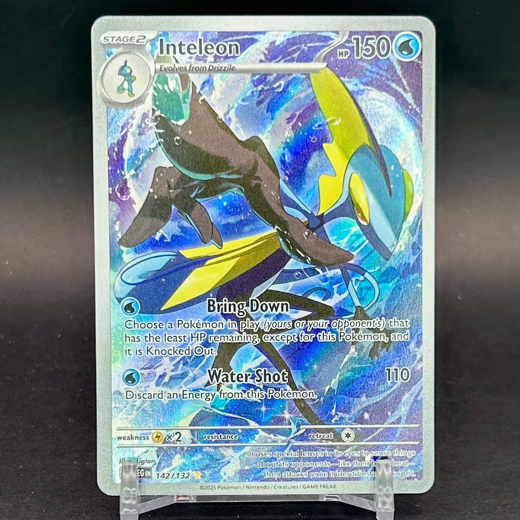 NM - Pokémon TCG - Inteleon 142/132 Illustration Rare - Mega Evolution