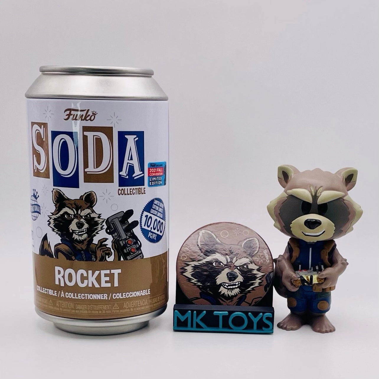 Funko Soda - Rocket Raccoon -Marvel - Guardians of the Galaxy - 2021 NYCC Fall Convention - LE 8400pcs