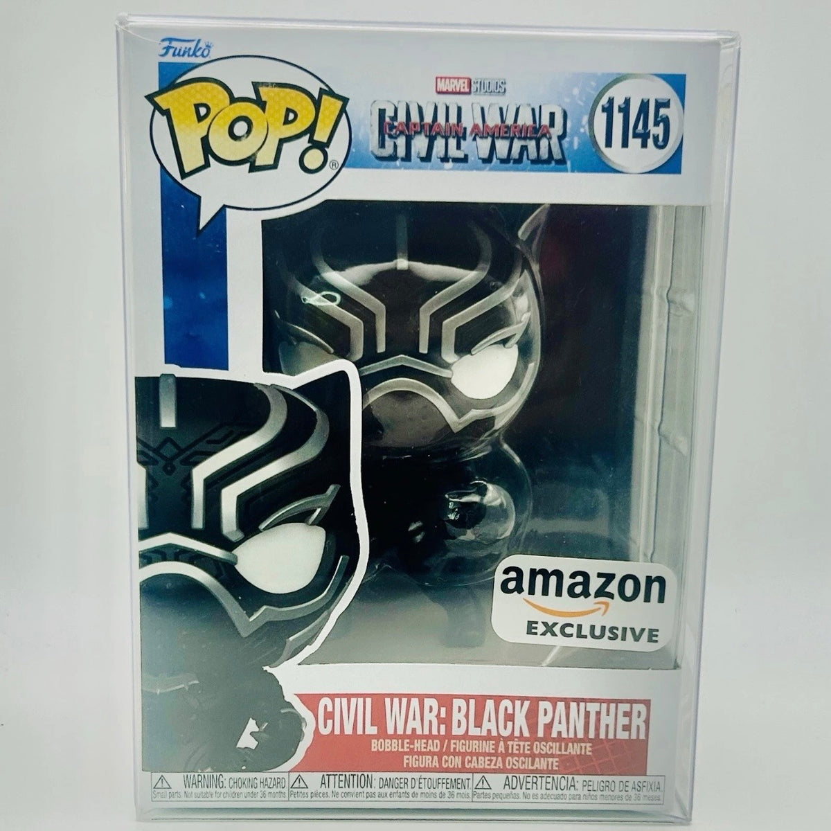 Funko Pop! Marvel: Captain America Civil War - Black Panther #1145 Amazon Exclusive