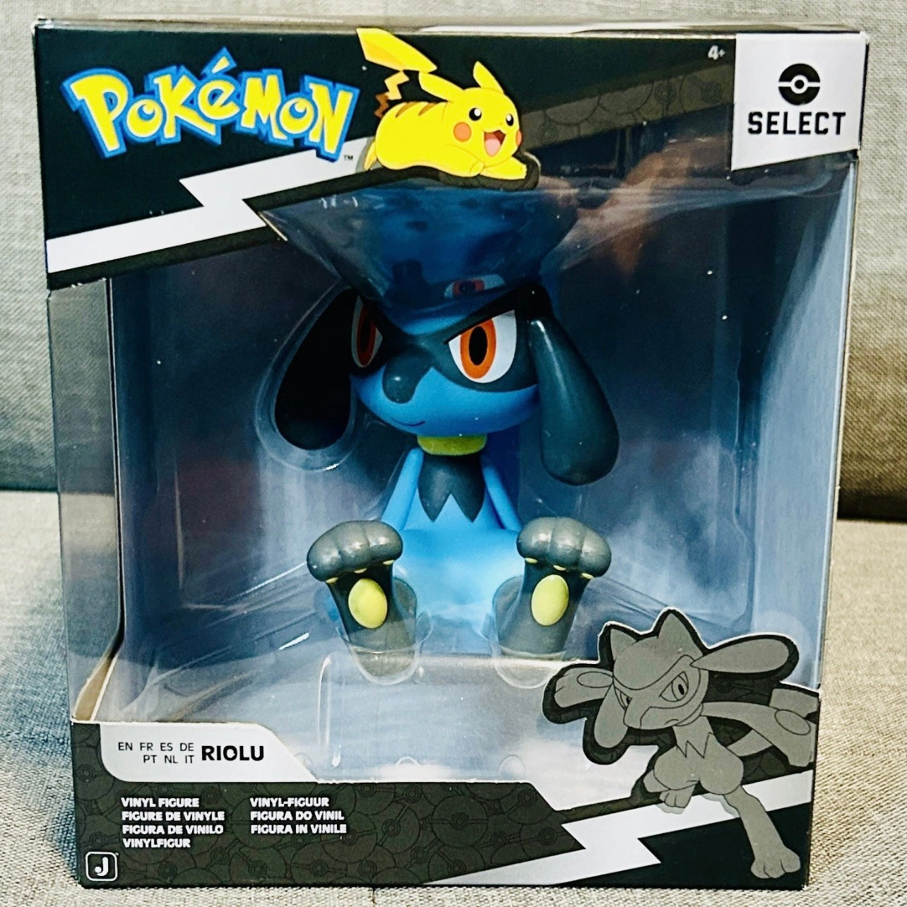 Pokémon Select Series 4 - Riolu - Vinyl Figure - Jazwares