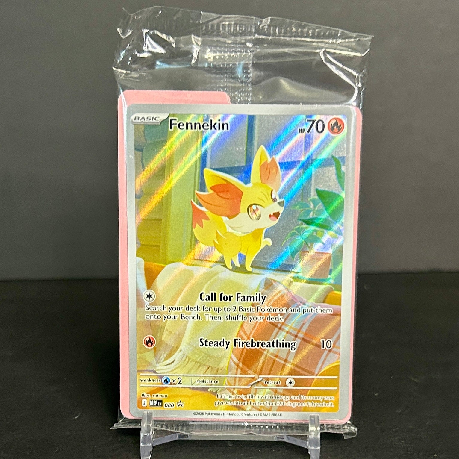 Sealed (1) - Pokémon TCG - Fennekin 080 - Mega Evolutions Promo