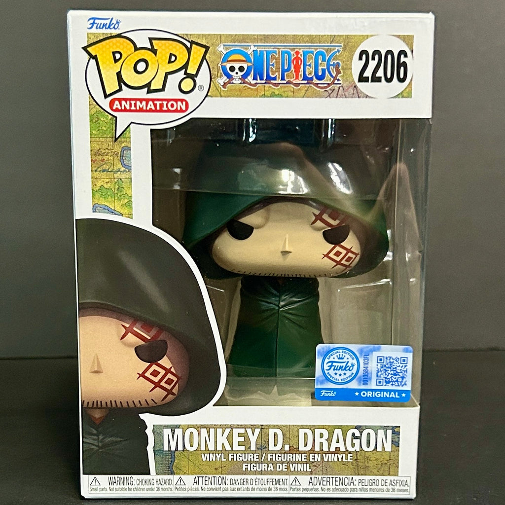 Funko Pop! Animation: One Piece - Monkey D. Dragon #2206 - Chrono Toys Exclusive