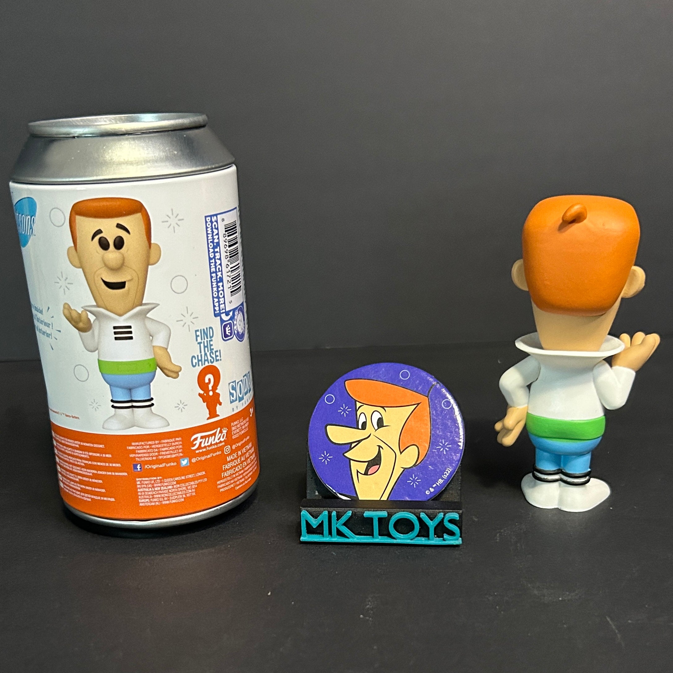 Funko Soda - George Jetson - The Jetsons - Common 1/5000 International Edition (Can Dent)