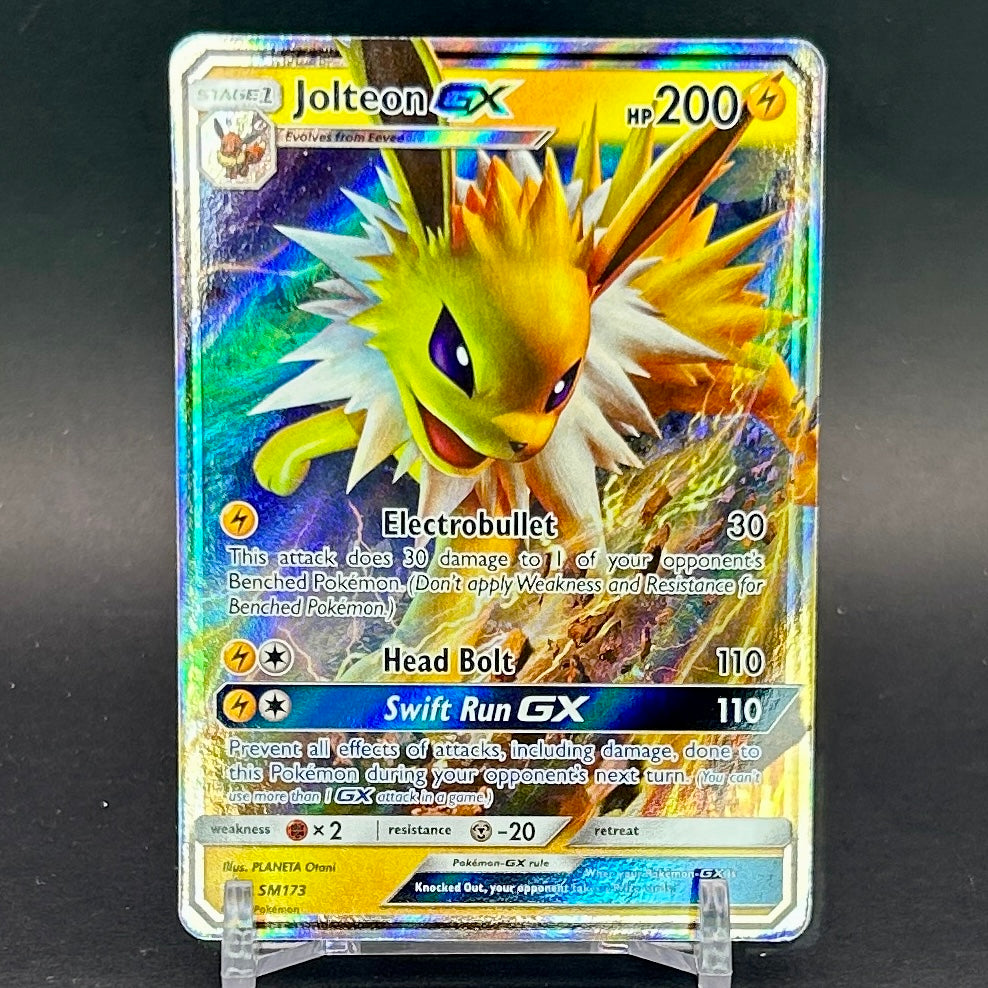 NM - Pokémon TCG - Jolteon GX SM173 - Sun & Moon Black Star Promo
