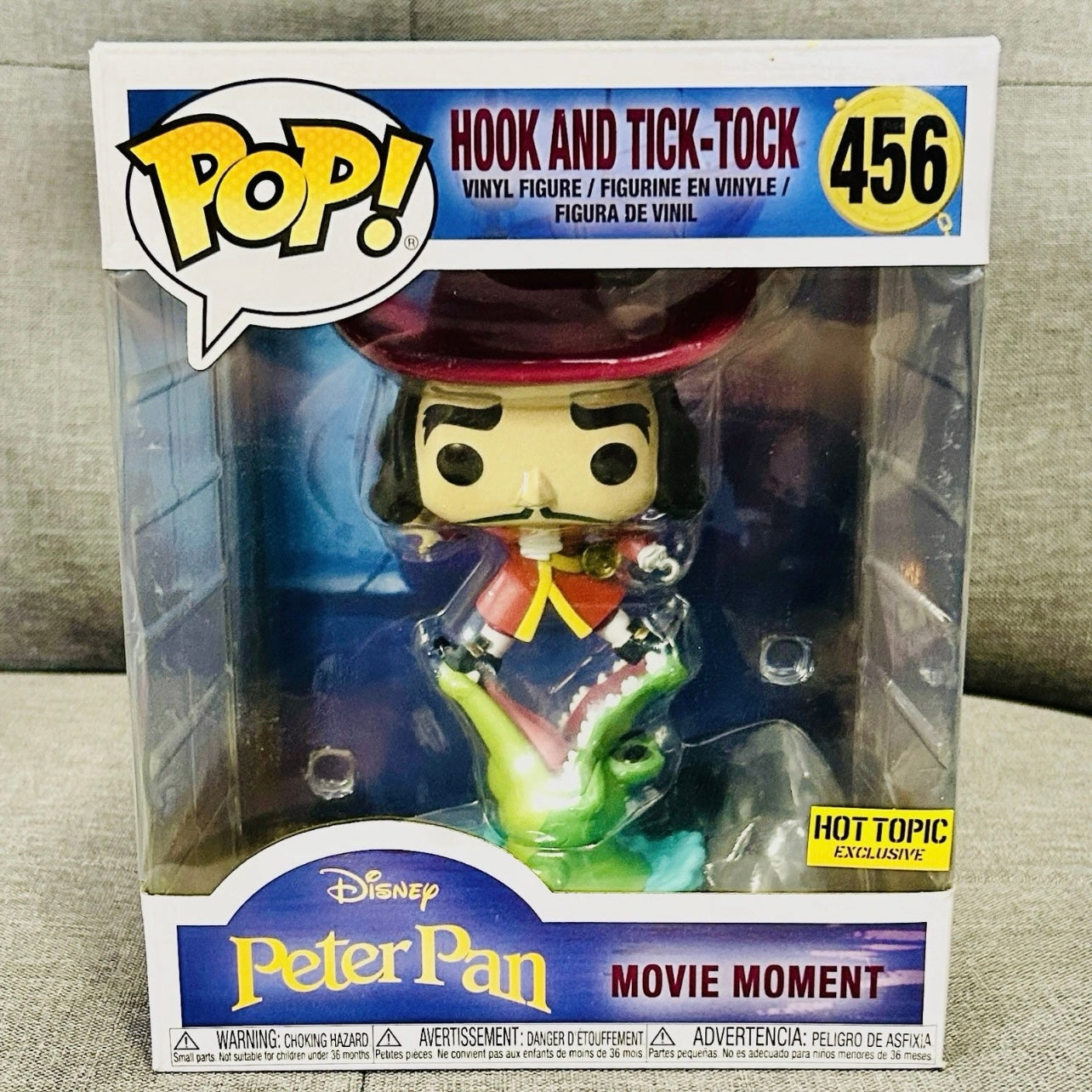 Funko Pop! Movie Moments: Captain Hook and Tick-Tock #456 - Peter Pan (Hot Topic Exclusive)