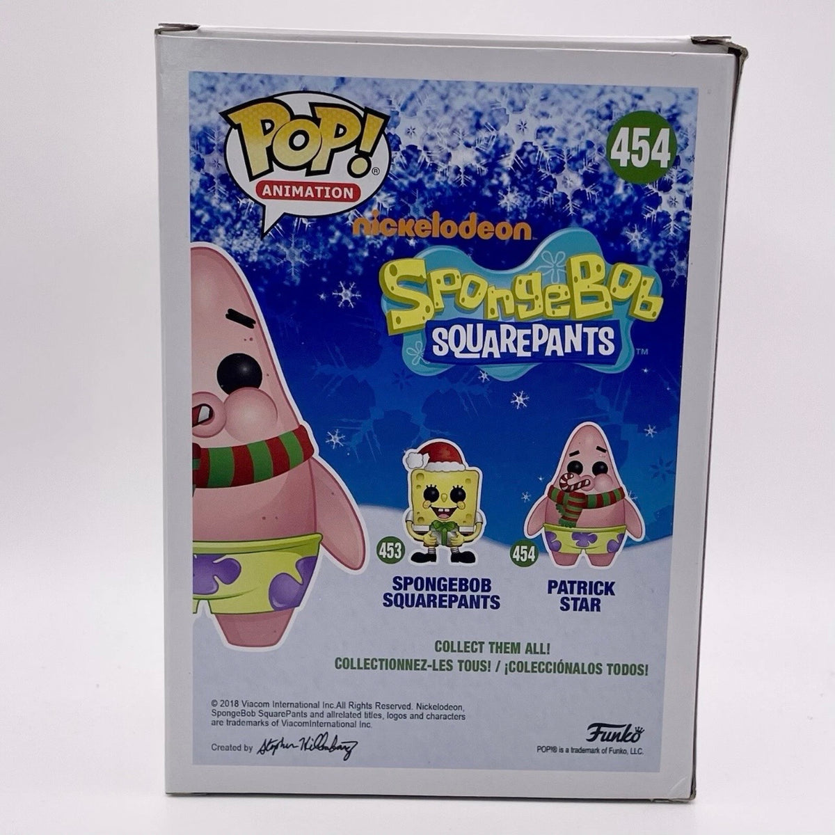 Funko Pop! Animation: SpongeBob SquarePants - Patrick Star (with Candy Cane) #454