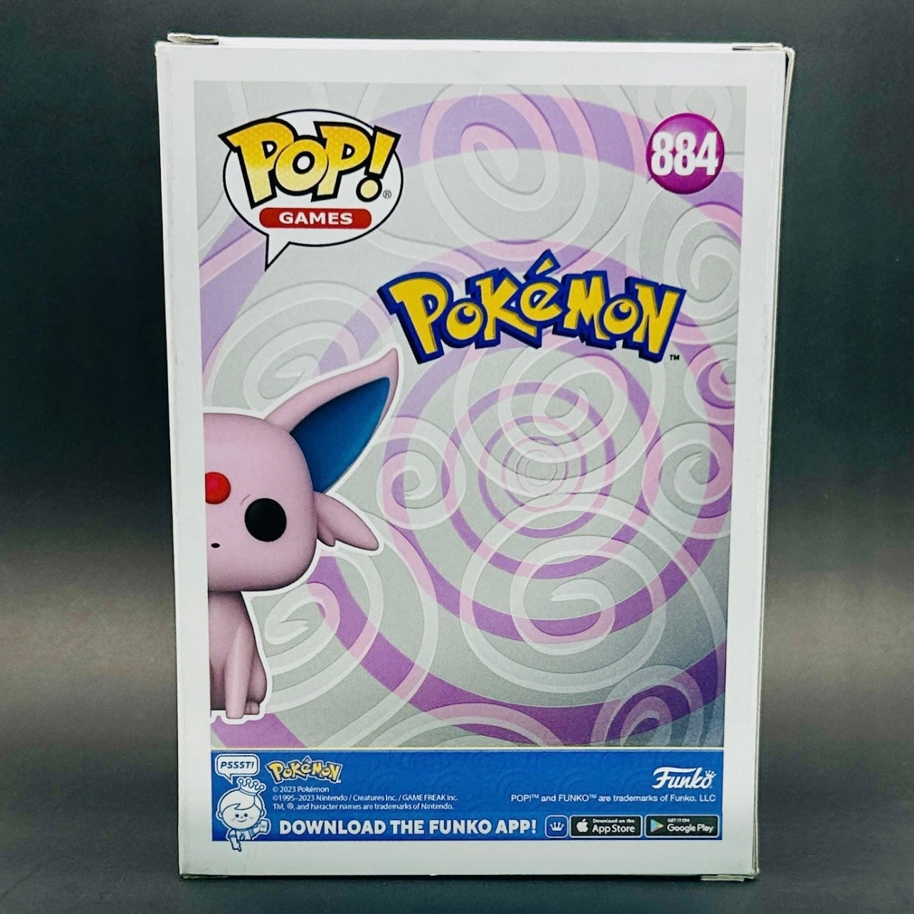 Funko Pop! Games: Pokémon - Espeon #884 Flocked - Amazon Exclusive