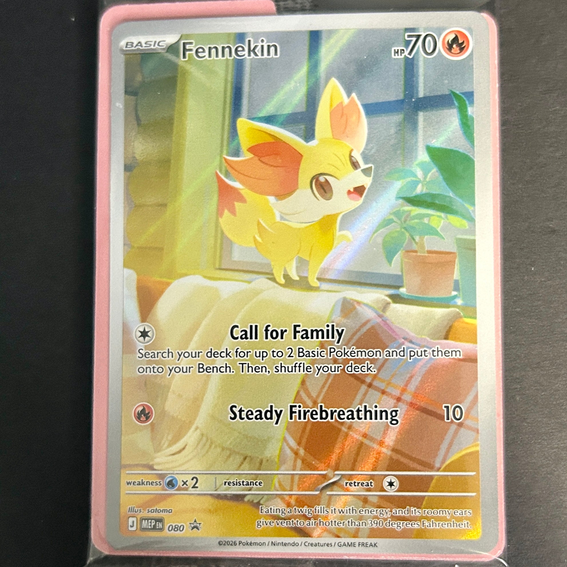 Sealed (1) - Pokémon TCG - Fennekin 080 - Mega Evolutions Promo