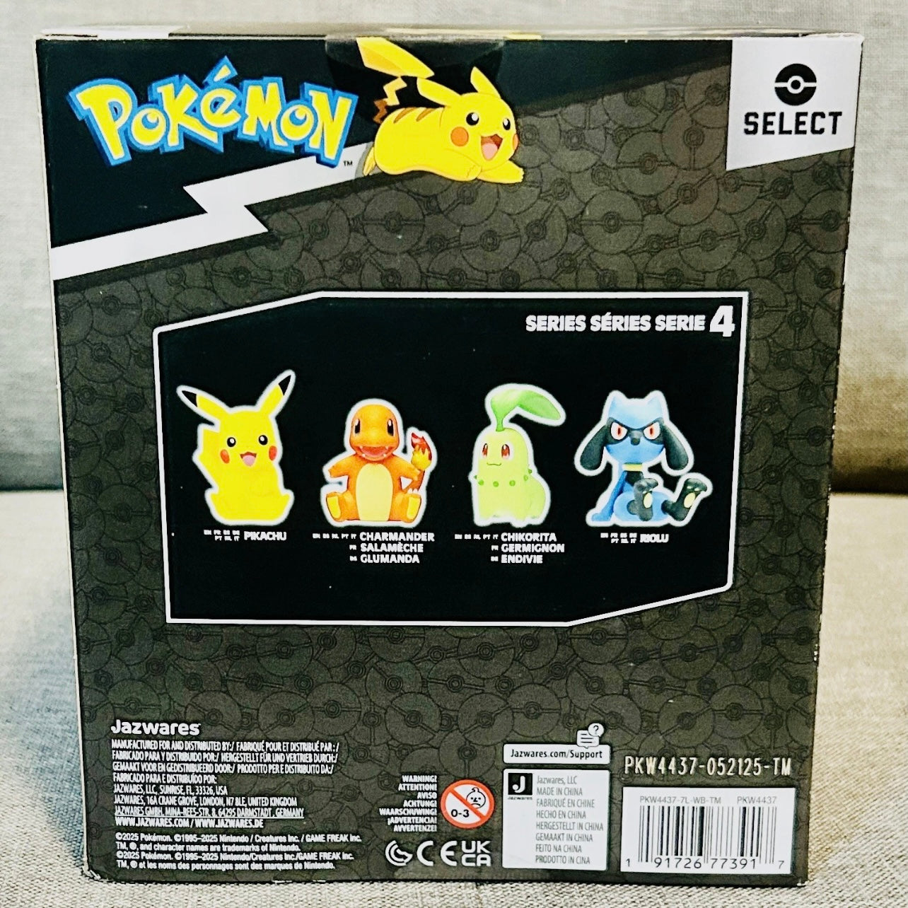 Pokémon Select Series 4 - Riolu - Vinyl Figure - Jazwares