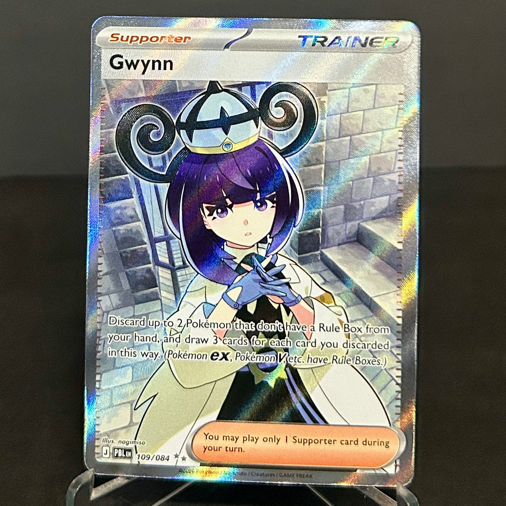 NM - Pokémon TCG - Gwynn 109/084 Full Art - Pitch Black