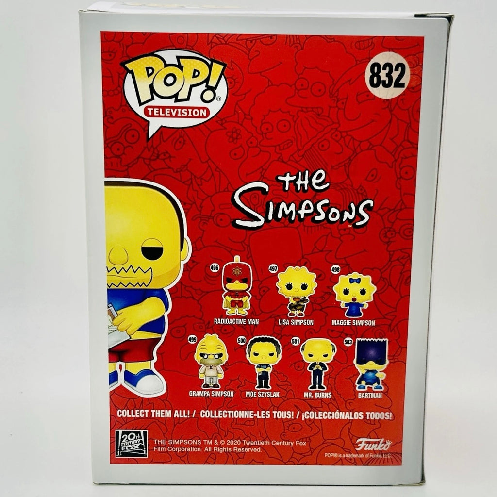 Funko Pop! Television: The Simpsons - Comic Book Guy #832 - 2020 NYCC Fall Convention Exclusive