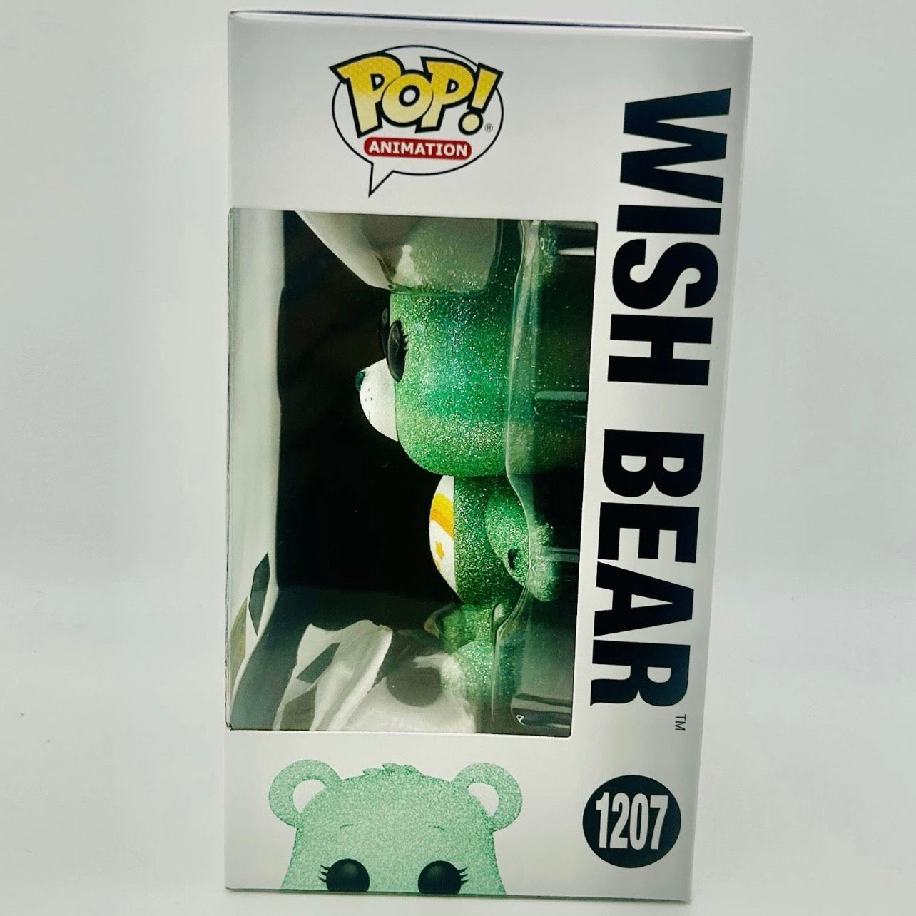 Funko Pop! Anitmation: Care Bears - Wish Bear #1207 Diamond Glitter- Hot Topic Exclusive