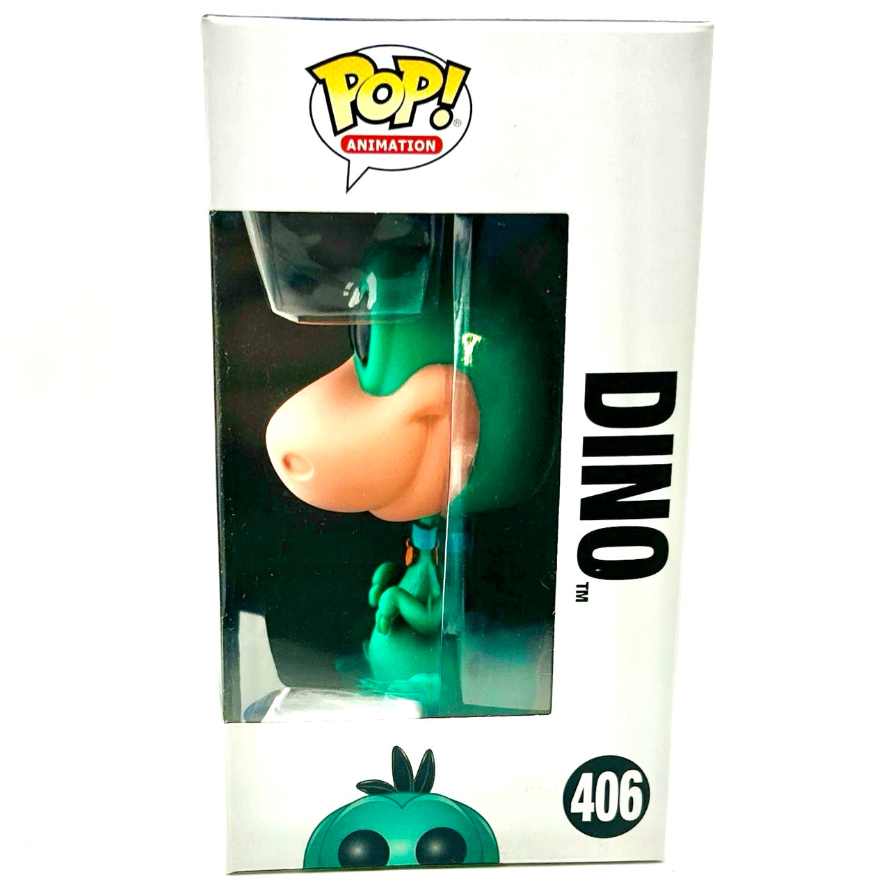 Funko Pop! Animation: The Flintstones - Dino #406 (Green Variant) Hanna Barbera LE 2500pcs Funko Shop Exclusive