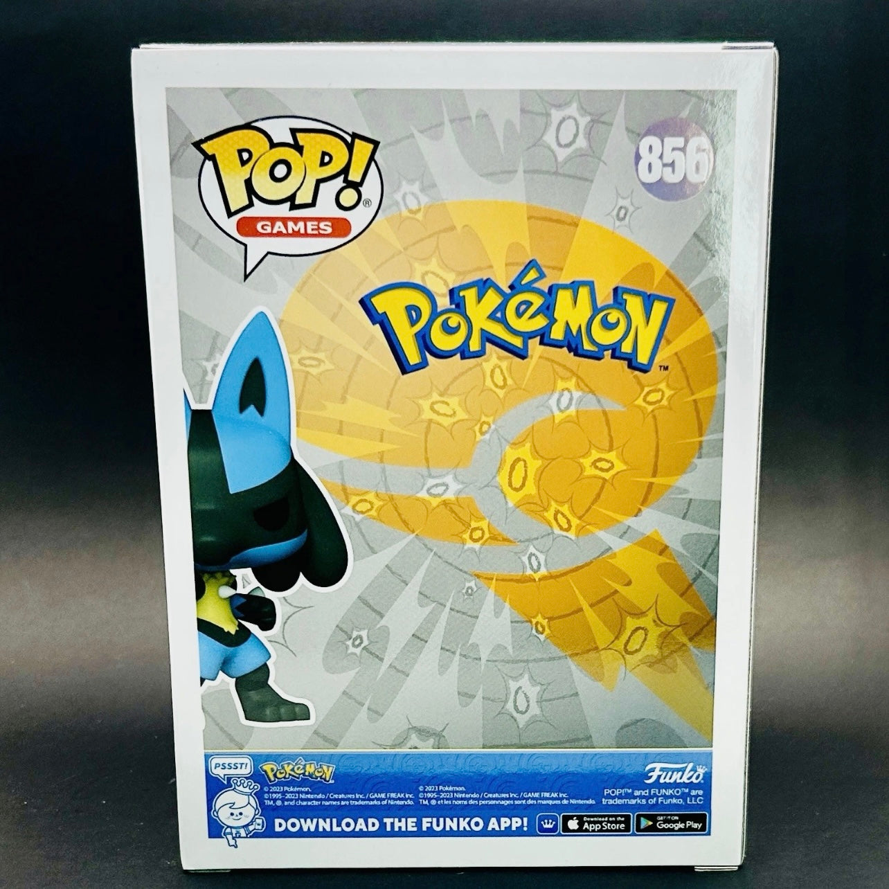 Funko Pop! Games: Pokémon- Lucario #856 Pearlescent (Pokémon Center Exclusive)