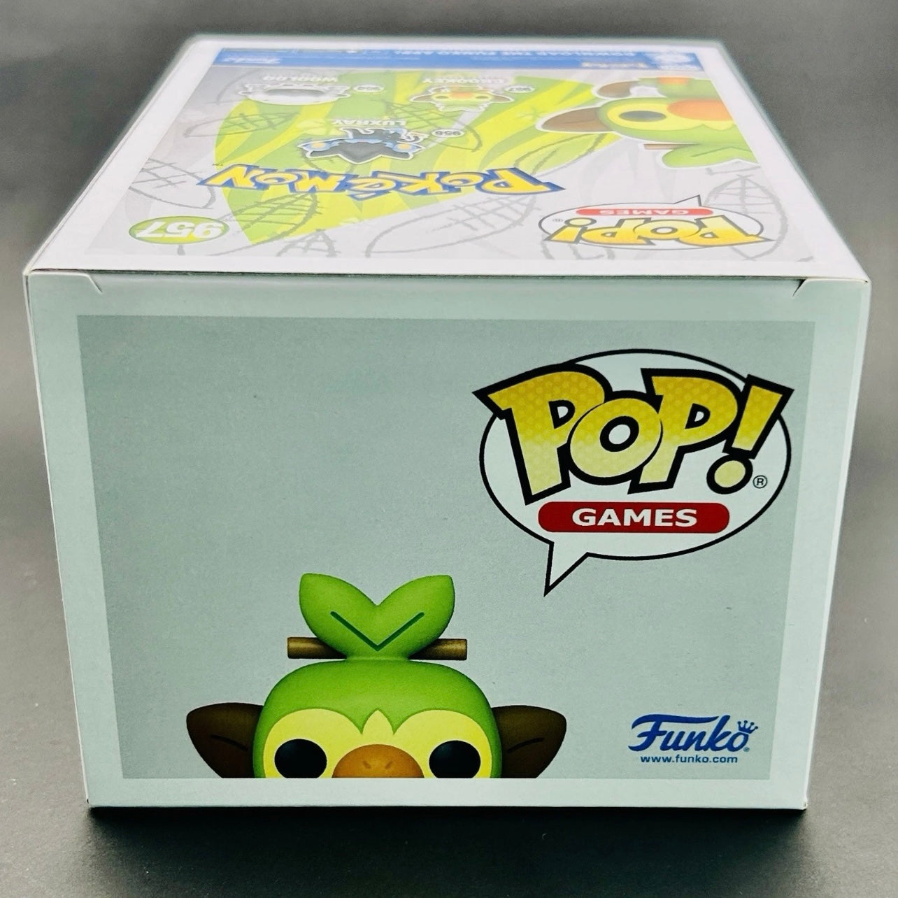 Funko Pop! Games: Pokémon - Grookey #957 Flocked - Amazon Exclusive